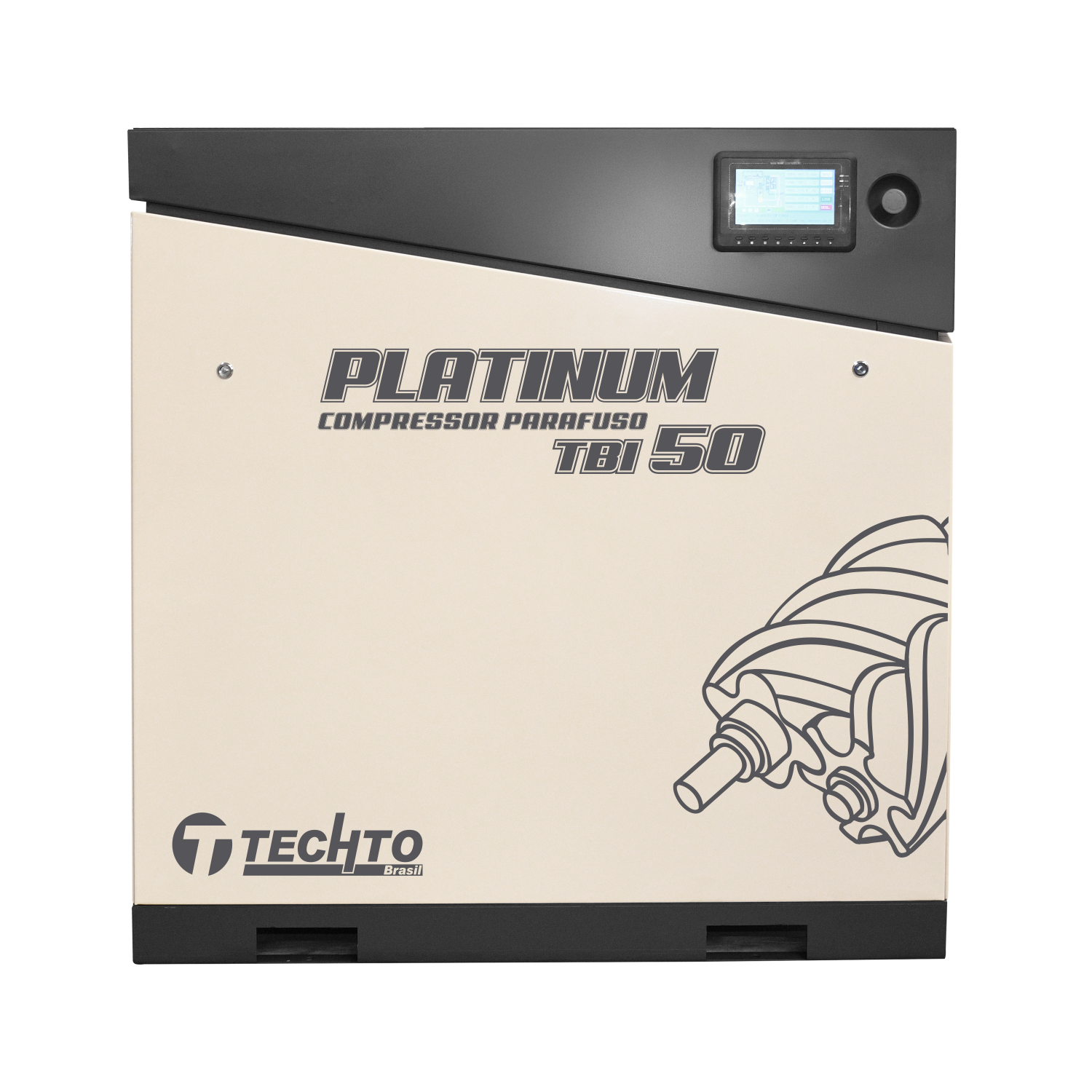 Compressor de Parafuso 50hp 10bar – Techto Platinum TBI 50