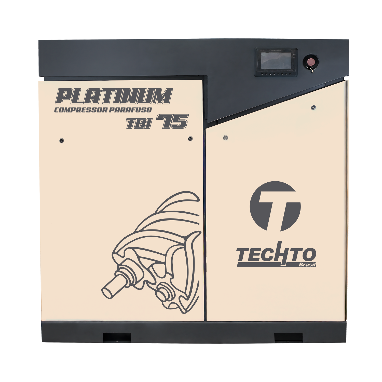 Compressor de Parafuso 75hp 10bar