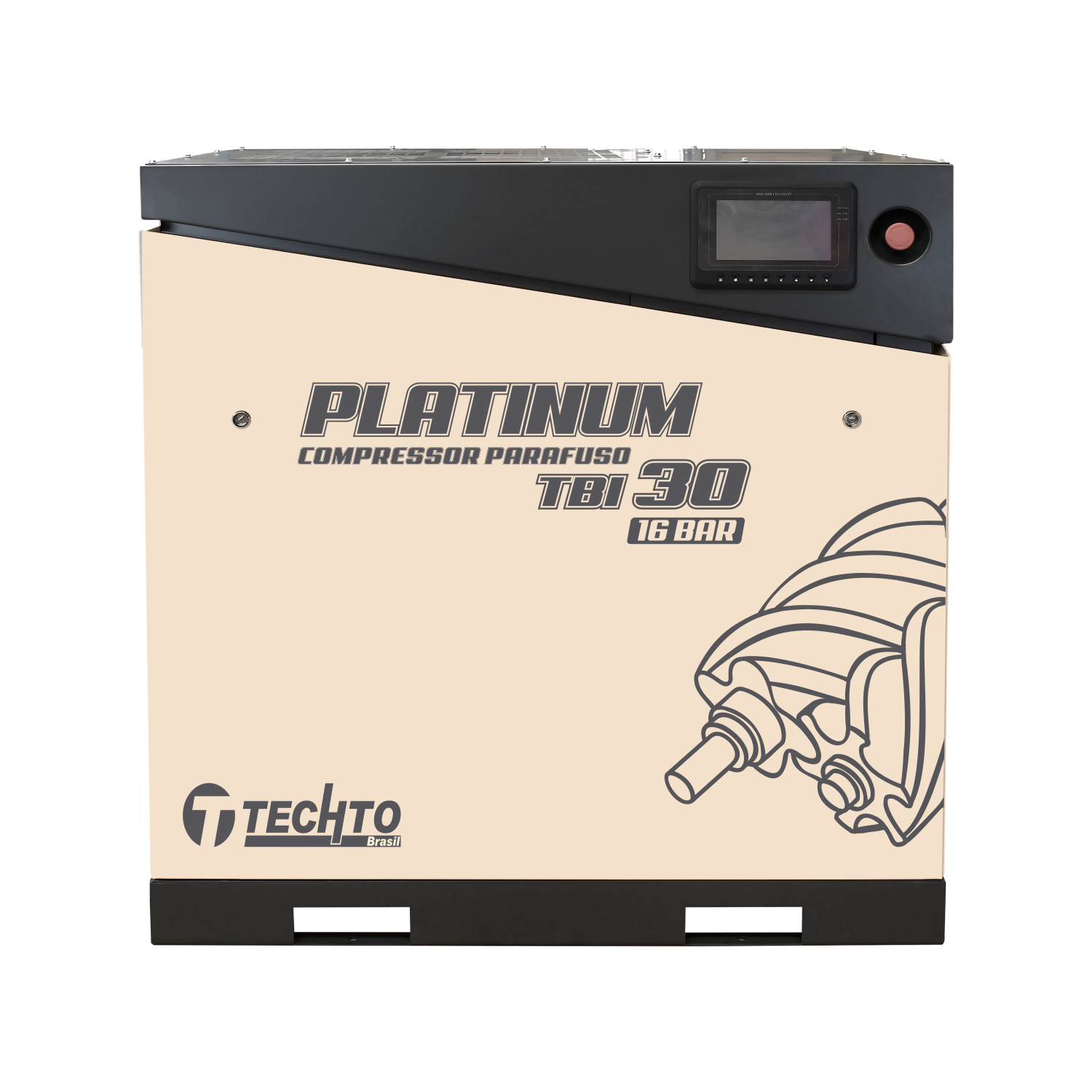 Compressor de Parafuso 30hp 16bar