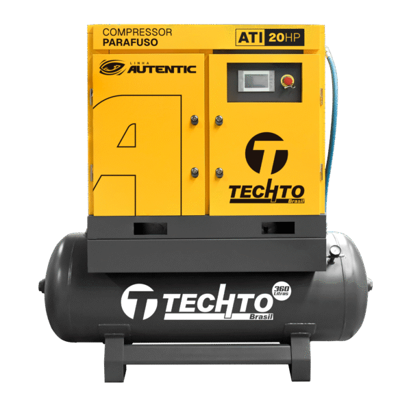 Compressor de Parafuso Sobre Reservatório - ATI 20hp 10bar
